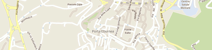 Mappa della impresa ristorante altromondo a PERUGIA