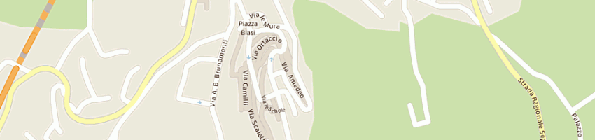 Mappa della impresa pizzeria la roccia a NOCERA UMBRA