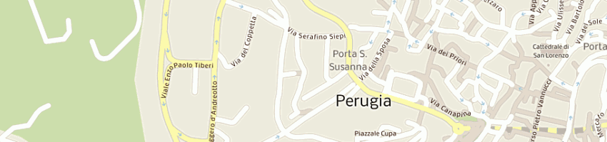 Mappa della impresa tondini (sas) a PERUGIA