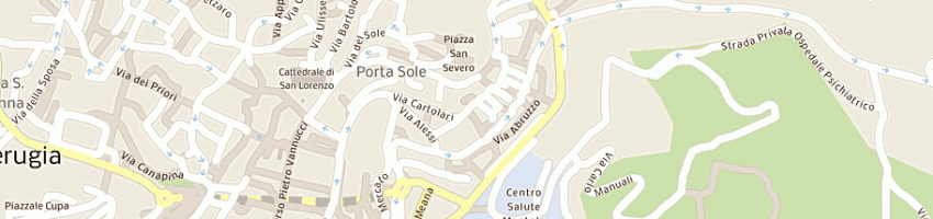 Mappa della impresa il gufo snc a PERUGIA