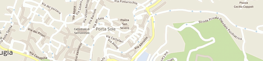 Mappa della impresa elisei sandro a PERUGIA