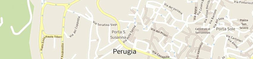 Mappa della impresa frenguelli noe' a PERUGIA
