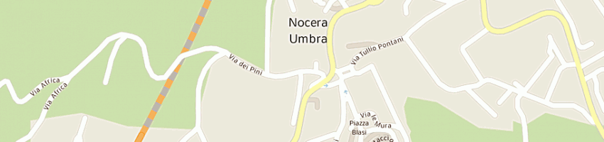Mappa della impresa cgil - spi a NOCERA UMBRA