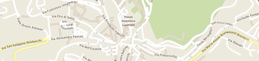 Mappa della impresa pizzeria etruschetto a PERUGIA