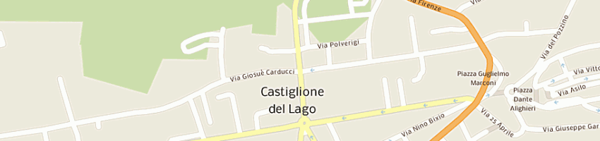 Mappa della impresa poste italiane spa a CASTIGLIONE DEL LAGO