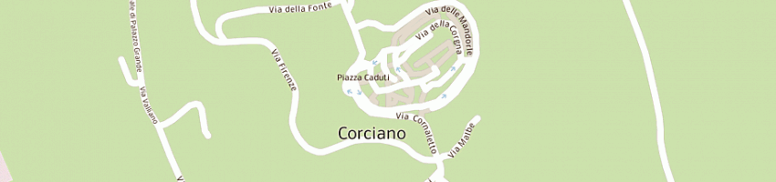 Mappa della impresa municipio di corciano a CORCIANO