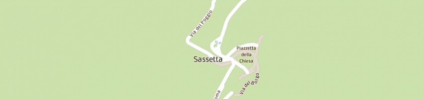 Mappa della impresa ristorante il castagno a SASSETTA