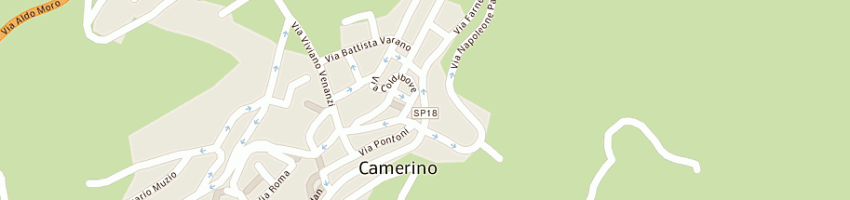 Mappa della impresa zeppa biagio a CAMERINO