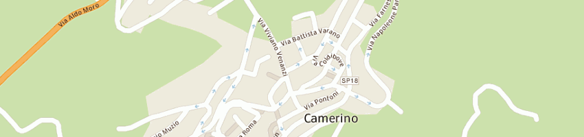 Mappa della impresa zampetti silvio a CAMERINO