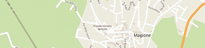 Mappa della impresa sire societa' italiana rappresentanze edili a MAGIONE