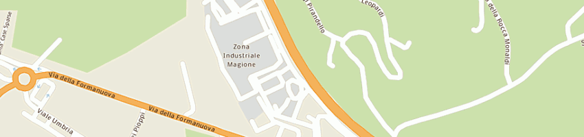 Mappa della impresa mp srl a MAGIONE