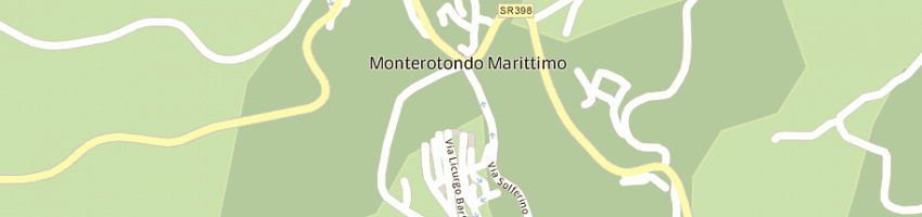 Mappa della impresa milizia del tempio-ordine dei poveri cavalieri di cristo a MONTEROTONDO MARITTIMO