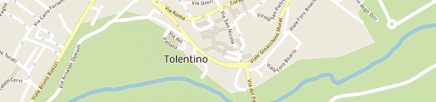 Mappa della impresa cespi alberto a TOLENTINO