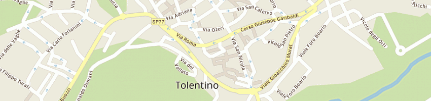 Mappa della impresa punto rappresentanze di cecoli ludovico a TOLENTINO