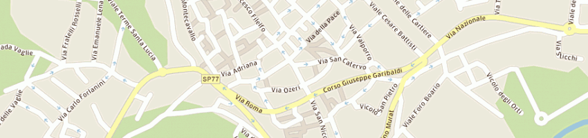 Mappa della impresa ivana borse di di paolantonio francesca a TOLENTINO