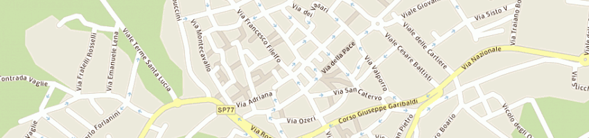 Mappa della impresa agenzia immobiliare arcada di fidani tamara a TOLENTINO