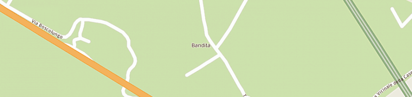 Mappa della impresa albergo locanda bandita ii a SINALUNGA