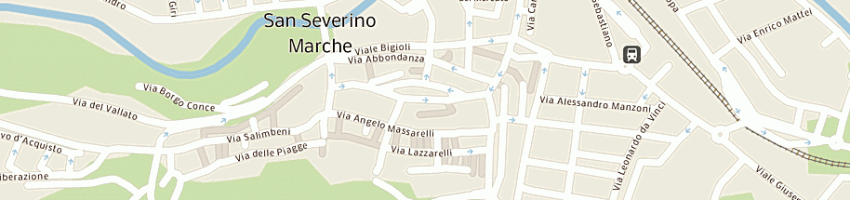 Mappa della impresa libreria mondo a righe di lorenzini claudia a SAN SEVERINO MARCHE