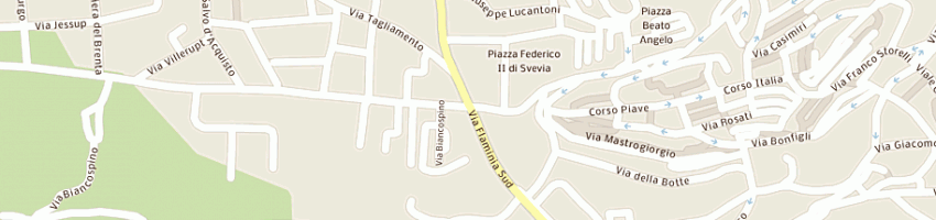 Mappa della impresa supermarket f3 a GUALDO TADINO