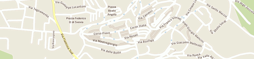 Mappa della impresa zuccarini ottica a GUALDO TADINO