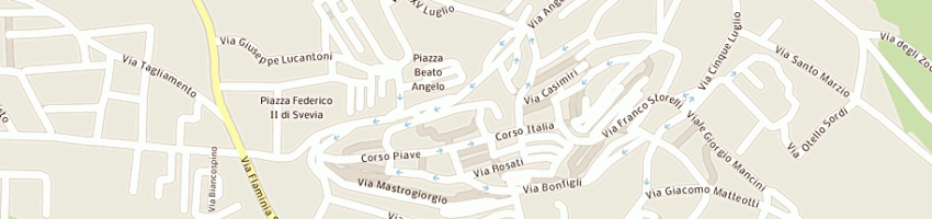 Mappa della impresa giacometti giampiero a GUALDO TADINO