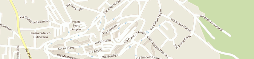 Mappa della impresa giacometti vfrey u a GUALDO TADINO