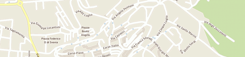 Mappa della impresa angeli giuseppa a GUALDO TADINO