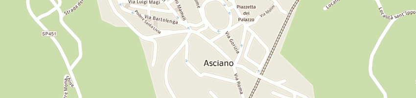 Mappa della impresa almerico a ASCIANO