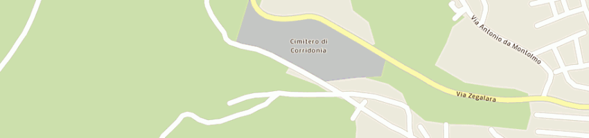 Mappa della impresa corradini nello snc di corradini nello e c a CORRIDONIA