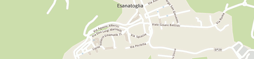 Mappa della impresa comune di esanatoglia a ESANATOGLIA