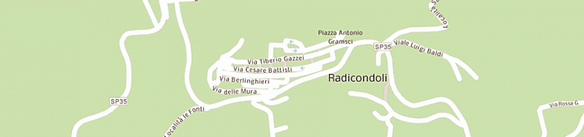 Mappa della impresa azienda usl 7 di siena a RADICONDOLI