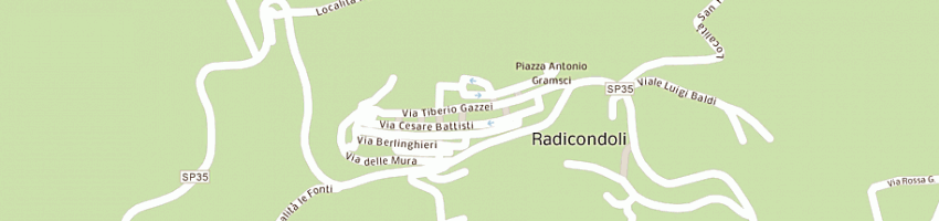 Mappa della impresa luigi baldi soc coop a RADICONDOLI