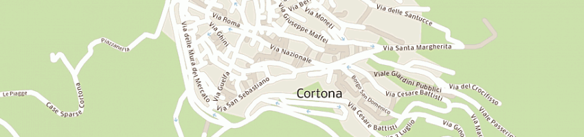 Mappa della impresa lucarini giulio a CORTONA