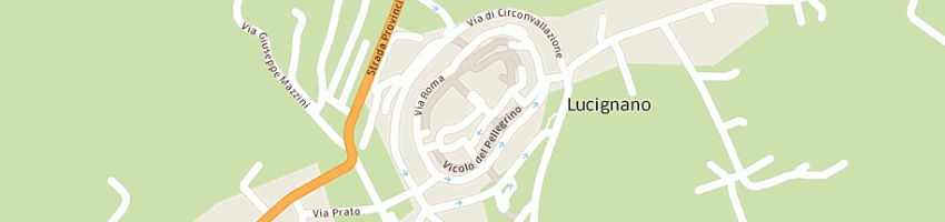 Mappa della impresa albergo osteria toto' a LUCIGNANO