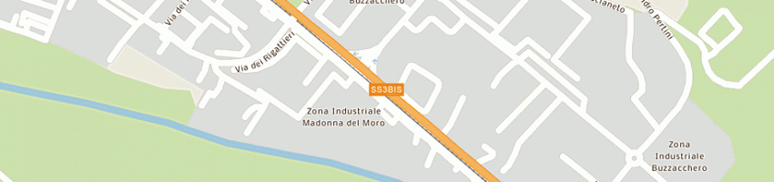 Mappa della impresa centro auto bosco srl a PERUGIA