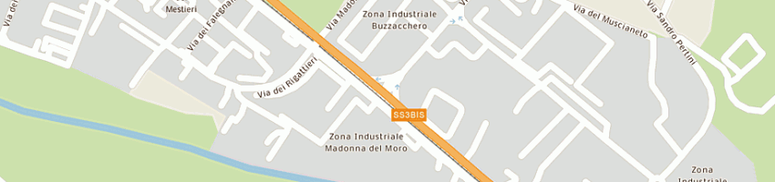 Mappa della impresa pizza show a UMBERTIDE