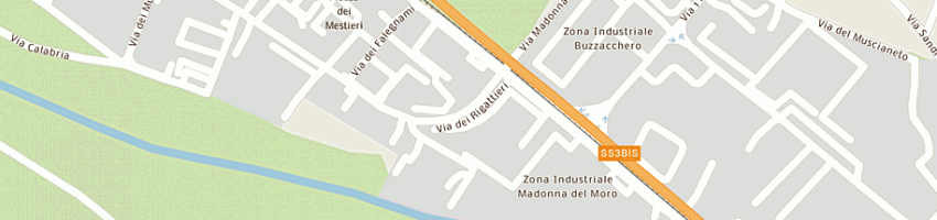 Mappa della impresa umbria fashion district a UMBERTIDE