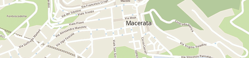 Mappa della impresa coro pueri cantores a MACERATA