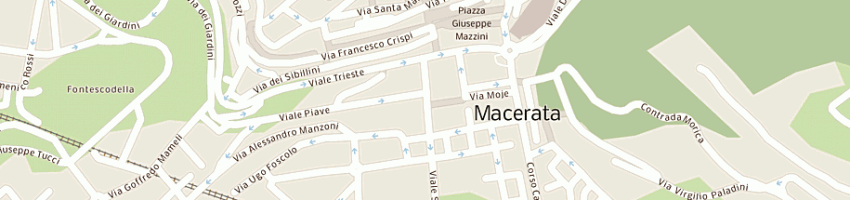 Mappa della impresa pizzeria alberto a MACERATA