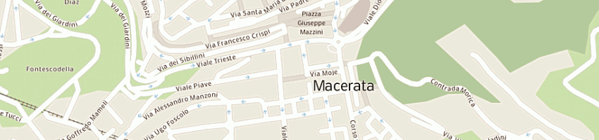 Mappa della impresa apm spa azienda pluriservizi macerata a MACERATA