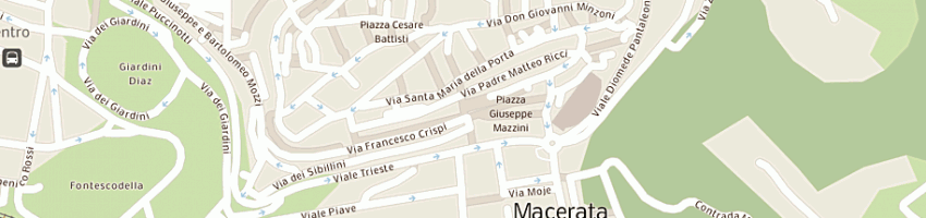 Mappa della impresa laurini sandro a MACERATA