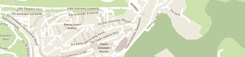 Mappa della impresa gestione alberghi lapigra -srl a MACERATA