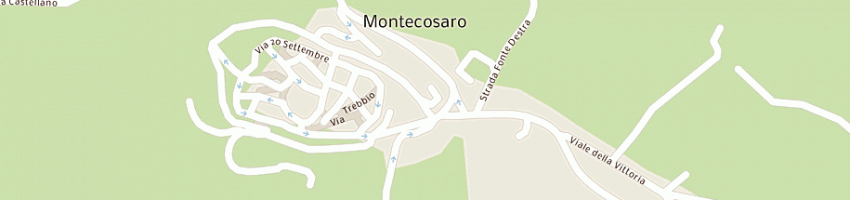 Mappa della impresa carabinieri a MONTECOSARO