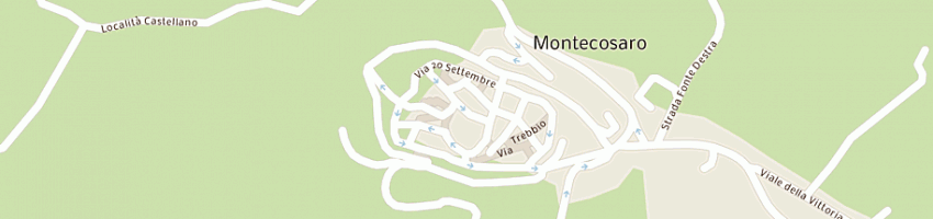 Mappa della impresa tiro a volo castellano anlc a MONTECOSARO