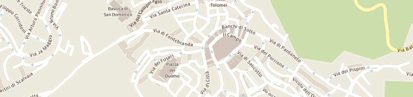 Mappa della impresa mode ma - mi a SIENA