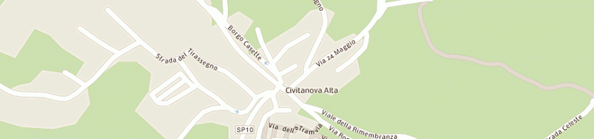 Mappa della impresa carabinieri a CIVITANOVA MARCHE