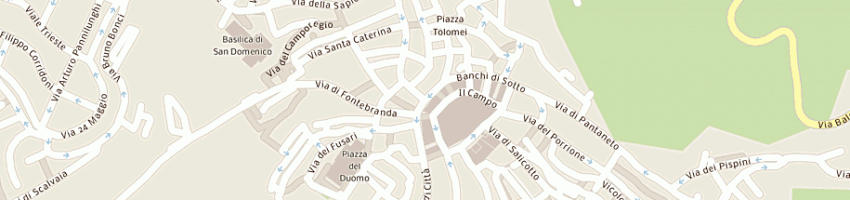 Mappa della impresa i ponti 2 srl a SIENA