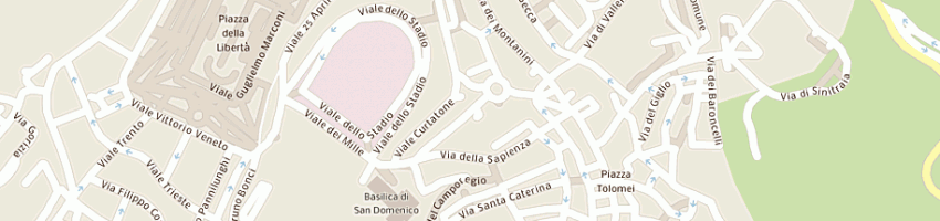 Mappa della impresa point soluzioni grafiche a SIENA