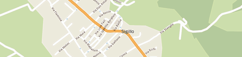 Mappa della impresa comune di sigillo a SIGILLO