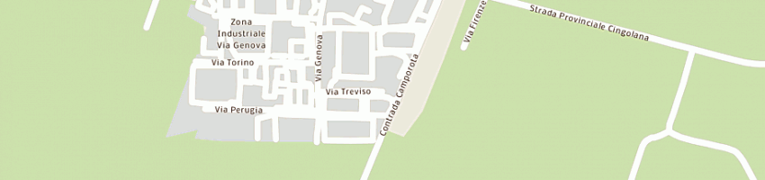 Mappa della impresa arredo interni di rastelletti ivana a TREIA